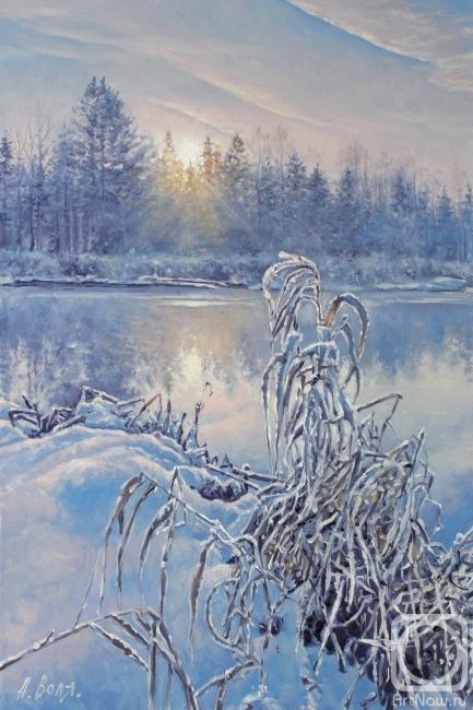 Volya Alexander. Winter morning. Dawn