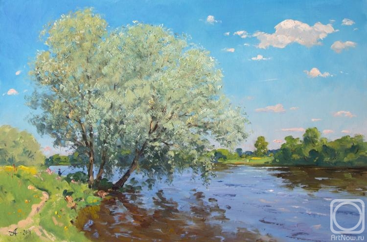 Alexandrovsky Alexander. Morning on river in summer