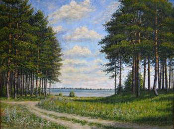 Pine Trees by the Holy Lake. Gladyshev Aleksandr