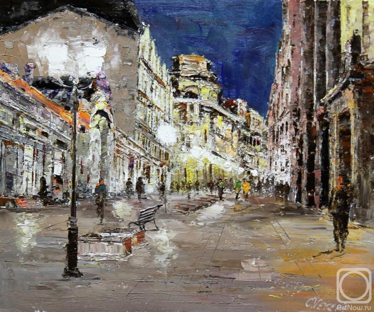 Vevers Christina. Walks in Moscow at night
