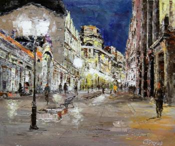 Walks in Moscow at night. Vevers Christina