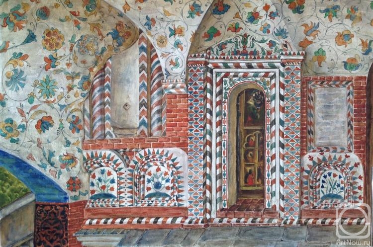 Fateeva Irina. Interior of the Intercession Cathedral on Red Square