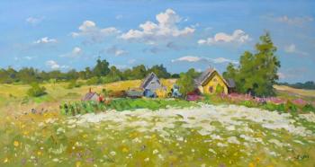 Farm. Summer day. Alexandrovsky Alexander