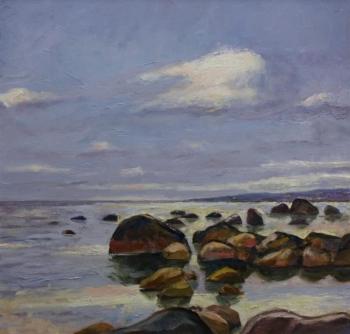 Boulders on the sea
