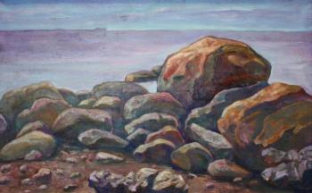 Boulders on the shore of the Gulf of Finland. Rumiyantsev Vadim