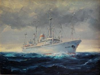 Oceanographic vessel "Adjara". Solovev Alexey