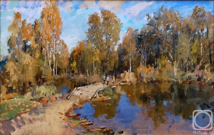 Lukash Anatoliy. Motive with the bridge. Gatchina