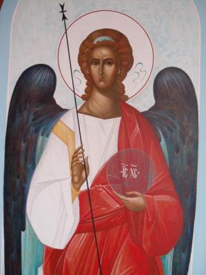 Archangel Michael. Fragment of the Diacon's Gate. Kutkovoy Victor
