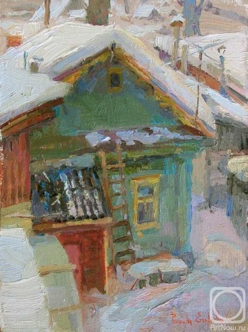 Roshina-Iegorova Oksana. The etude 78, From a workshop window,
