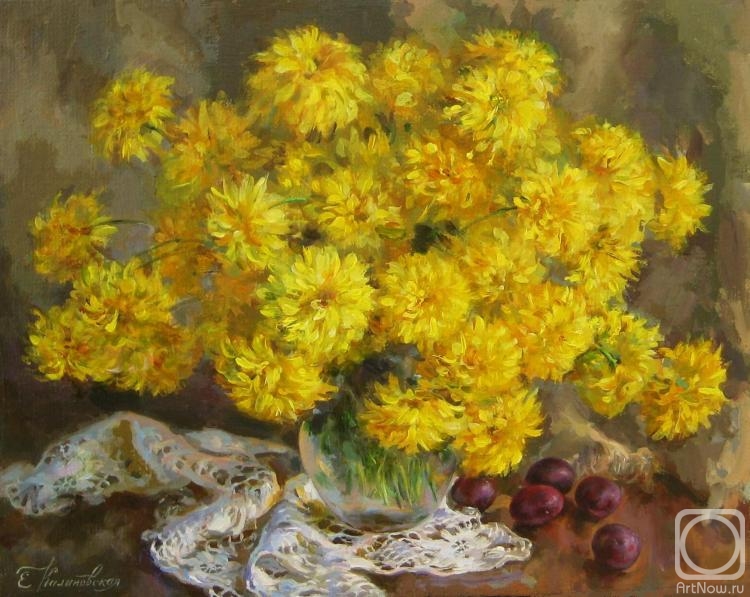 Kalinovskaya Ekaterina. Golden flowers
