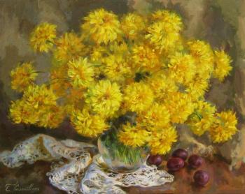 Golden flowers. Kalinovskaya Ekaterina