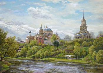 Monastery by the river (). Panov Eduard