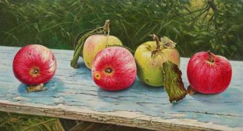 Apples in the garden. Zhaldak Edward