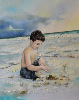 The boy and the Ocean. Stolyarov Vadim