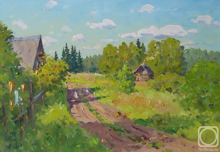 Alexandrovsky Alexander. Village road. Summer