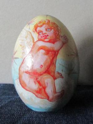 Easter Egg " Angel " , the first angle. Dobrovolskaya Gayane