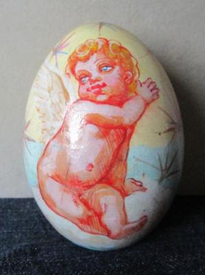 Easter Egg "Angel", the fourth angle. Dobrovolskaya Gayane