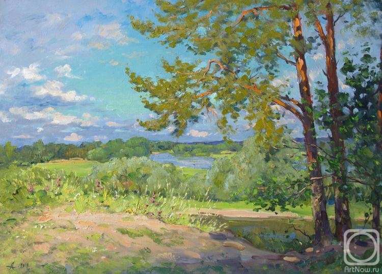 Alexandrovsky Alexander. Pines on summer day