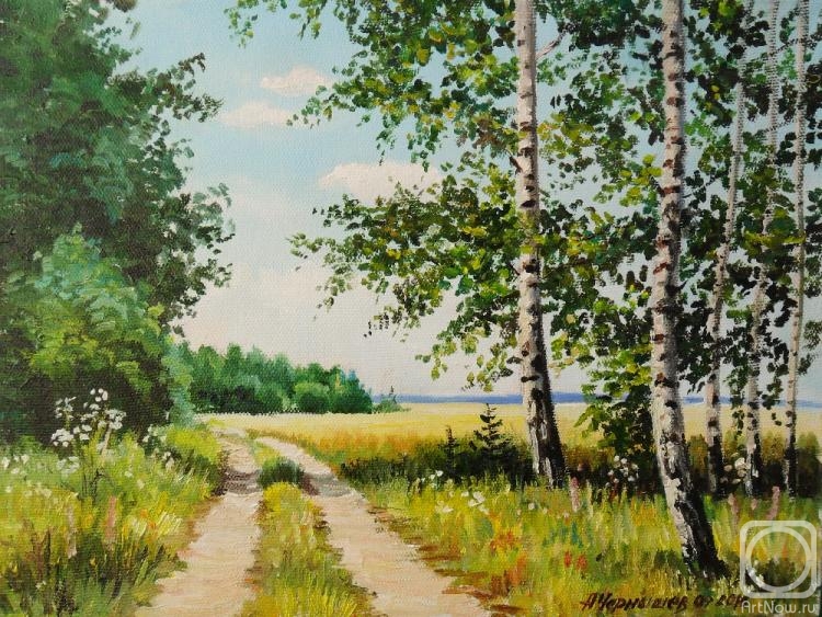 Chernyshev Andrei. The Road Through the Field