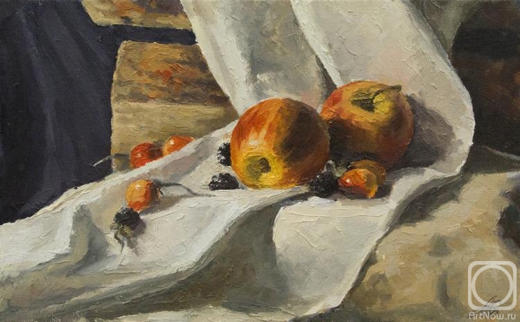 Zhilov Andrey. Still life with apples