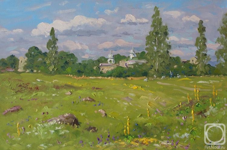 Alexandrovsky Alexander. Summer meadow in Izborsk