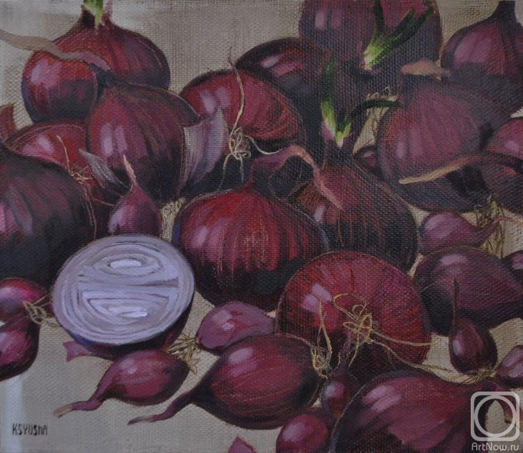 ������� ������ �� ������. ��������� ������. Red onion