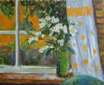 Flowers on the window. Chernov Alexey