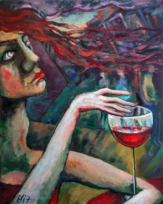 TANGO WITH A WINEGLASS (Drunkenness). Nesis Elisheva