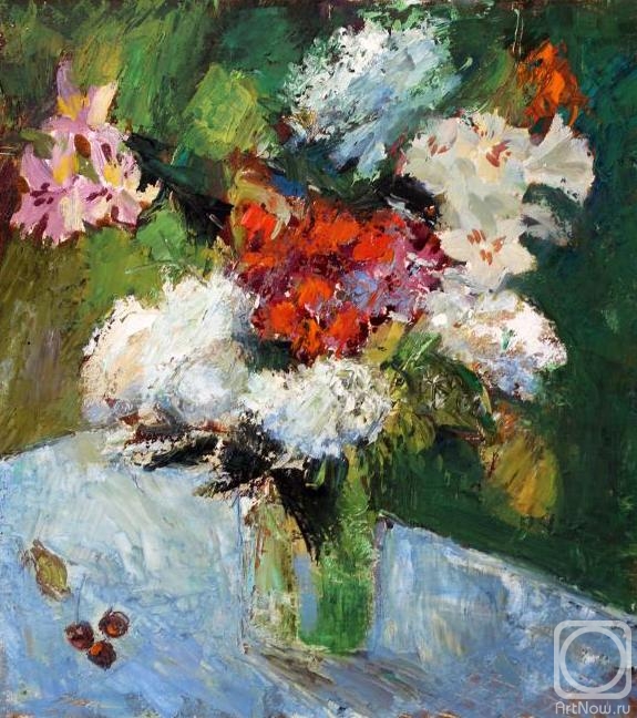 Chernov Alexey. Bouquet with cherries