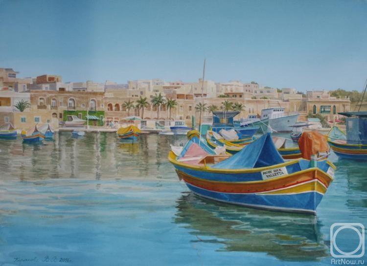 Kiryanova Victoria. Maltese boats