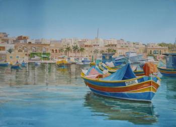 Maltese boats. Kiryanova Victoria