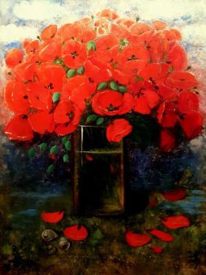 The red poppies. Boichenko Elena