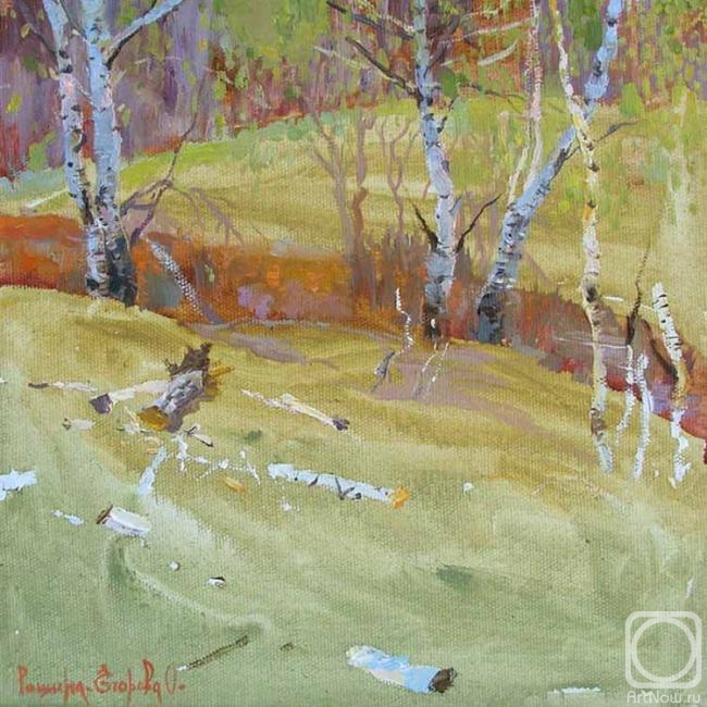 Roshina-Iegorova Oksana. Etude 84 , Broken birch,
