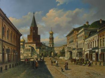 Cityscape, Kazan, the beginning of the 20th century. Akulov Oleg