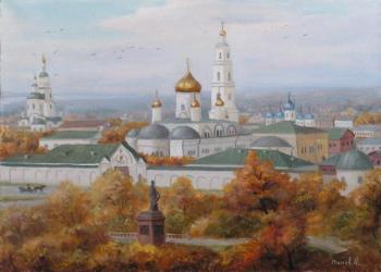 Simbirsk.Karamzinsky Square and the convent (). Panov Aleksandr