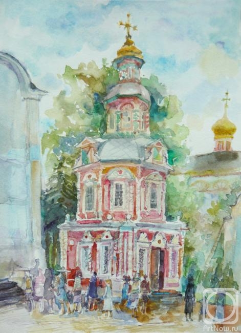 Samoshchenkova Galina. Lavra in July. Chapel