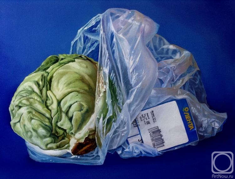 Berezkin Sergei. Still life with cabbage