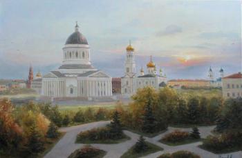 Simbirsk.Novy Venice, a view of the Cathedral Square. Panov Aleksandr