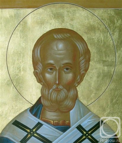 Kutkovoy Victor. Saint Nicholas of Myra the Wonderworker. Face