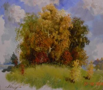 Autumn on the Kama. Akimov Vladimir