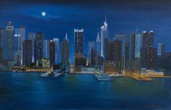 Night in New York City. Latipov Amir