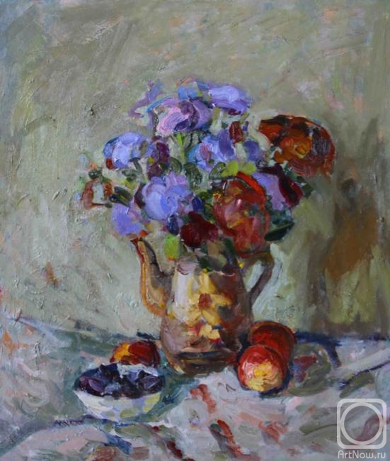 Kozlova Irina. Still life with flowers