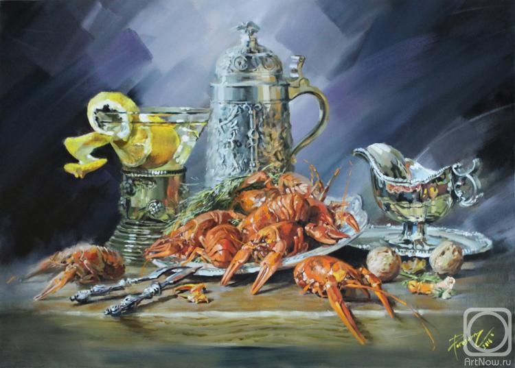 Rogozina Svetlana. Crayfish for dinner