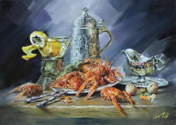 Crayfish for dinner (A Silver Tray). Rogozina Svetlana