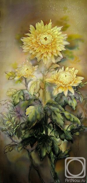 Godich Marina. Yellow chrysanthemum (variant)