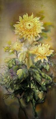 Yellow chrysanthemum (variant). Godich Marina
