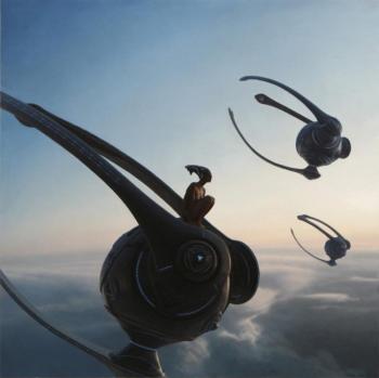 Above the clouds (reproduction). Ulibin Guennadi