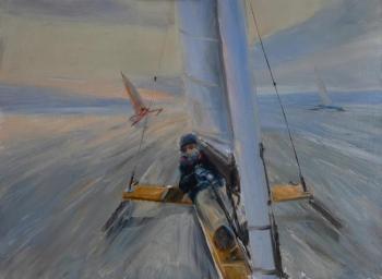 Solovev Alexey Sergeevich. Iceboat Racing