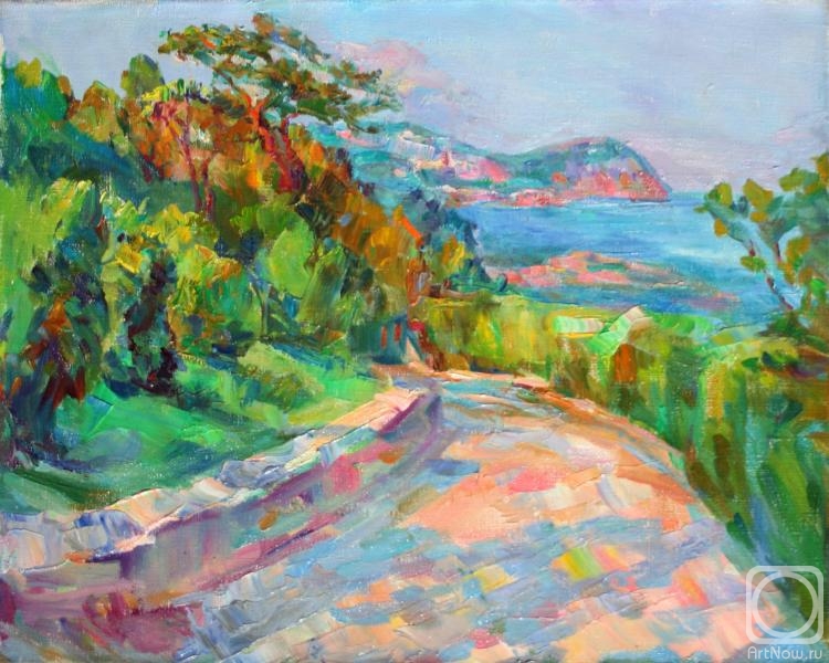 Mirgorod Irina. The road to the sea. Mosaic of a sunny day