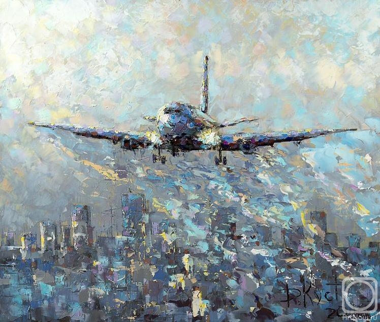 Kustanovich Dmitry. The Plane early in the morning